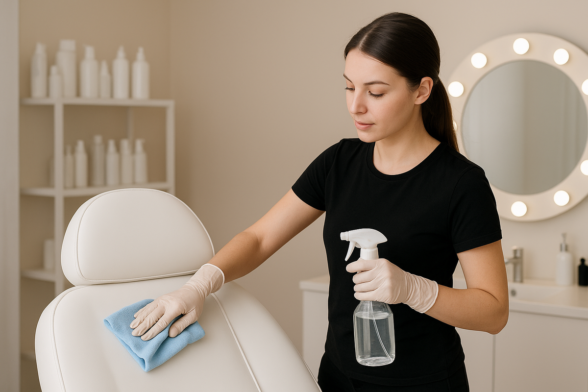Disinfecting in the Salon