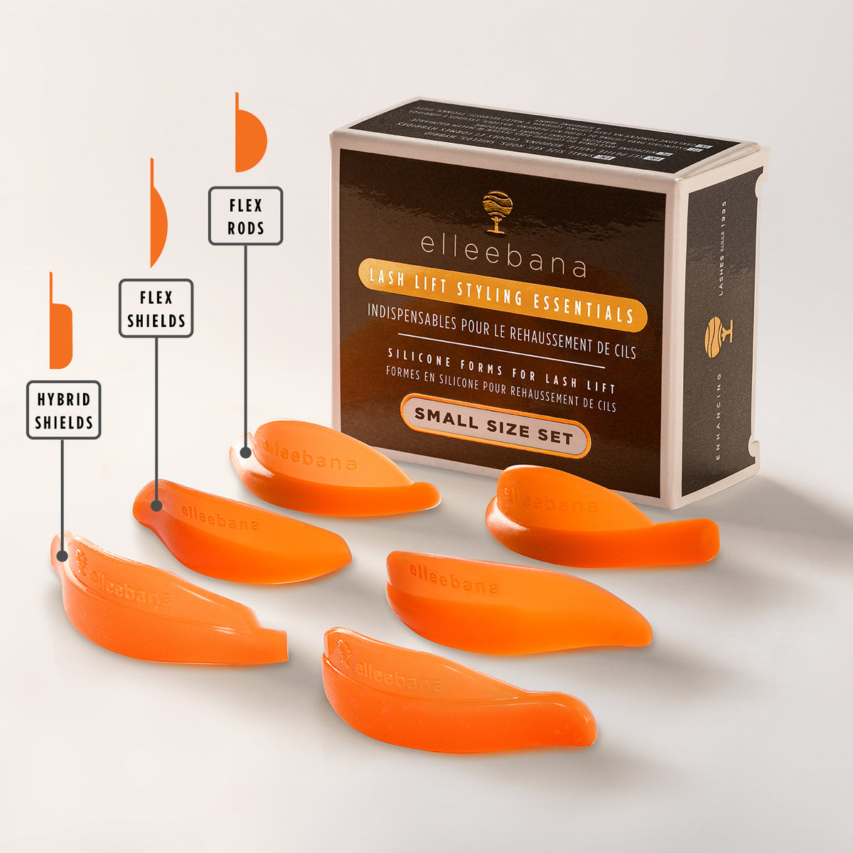 Elleebana small lash lift shields set