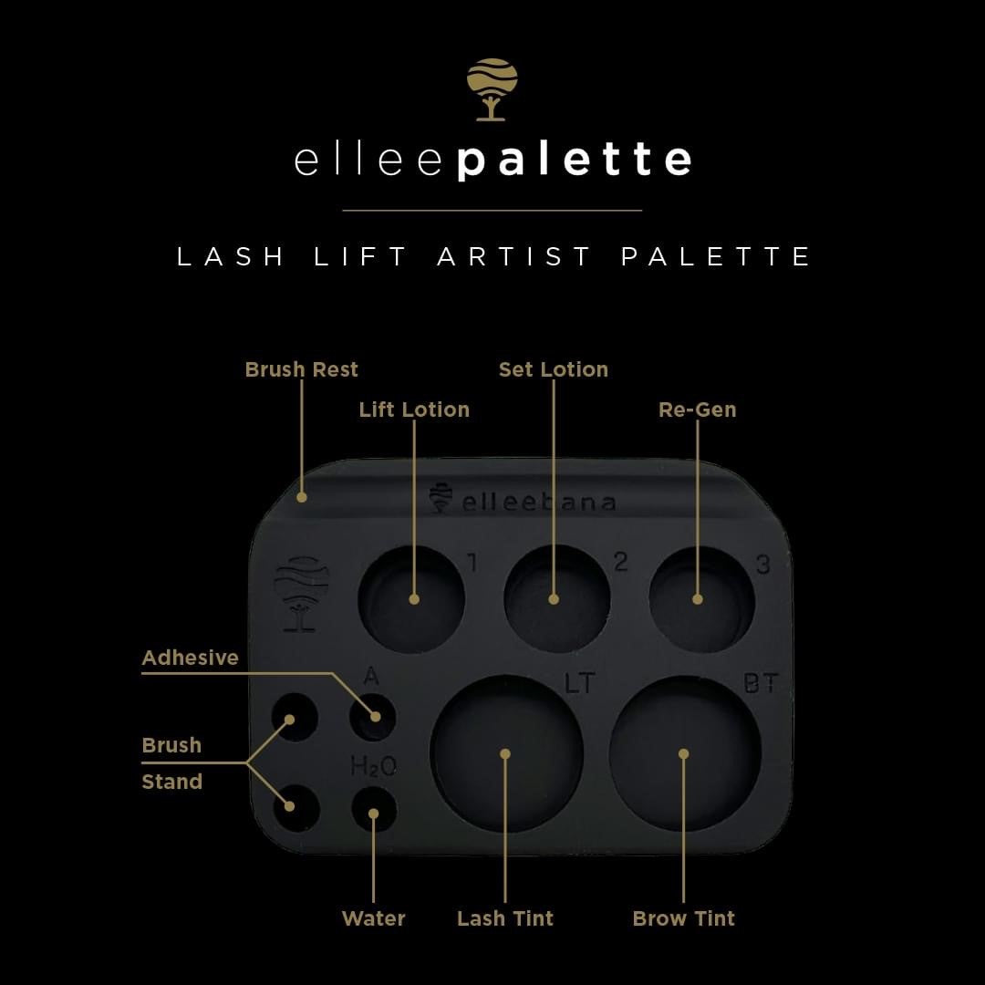 Ellee, Palette, Lash Lift Tools, Brow Tools, Silicone Palette, Artist Tray, Lash Brow Accessory, Mixing Tray, Salon Equipment, Elleebana
