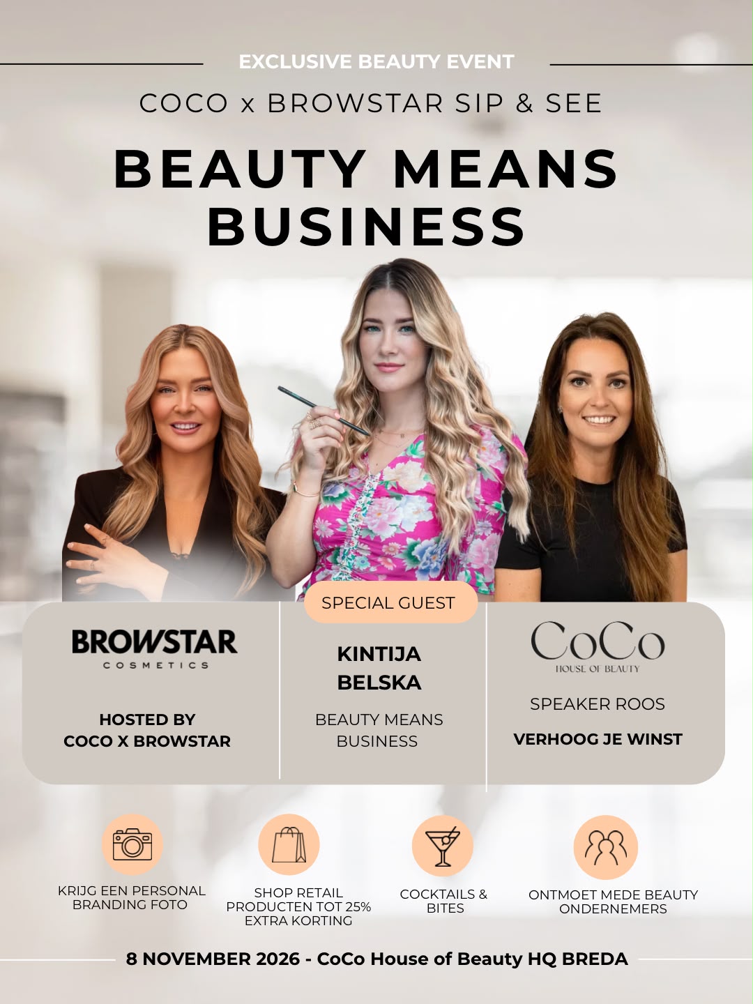 BEAUTY MEANS BUSINESS: 8 NOV 2026