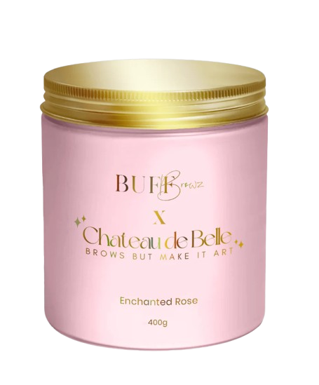 CHÂTEAU DE BELLE BUFF BROWZ X CHÂTEAU DE BELLE - Brows But Make It Art x Jelly Masks - Enchanted Rose