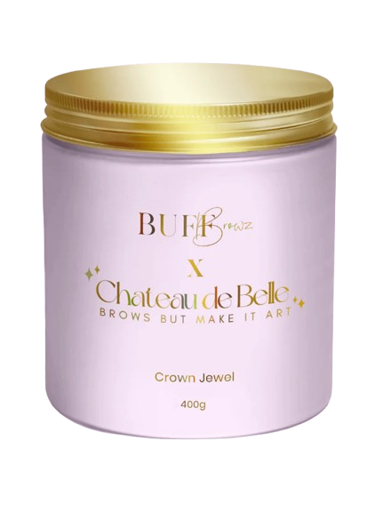 BUFF BROWZ X CHÂTEAU DE BELLE - "Brows But Make It Art" x Jelly Masks - Crown Jewel