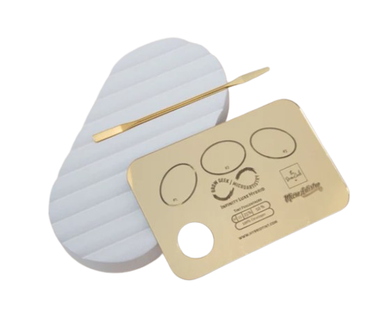 Infinity Lift &amp; Tint Palette Gold/Clear with Buff &amp; Blend Brush