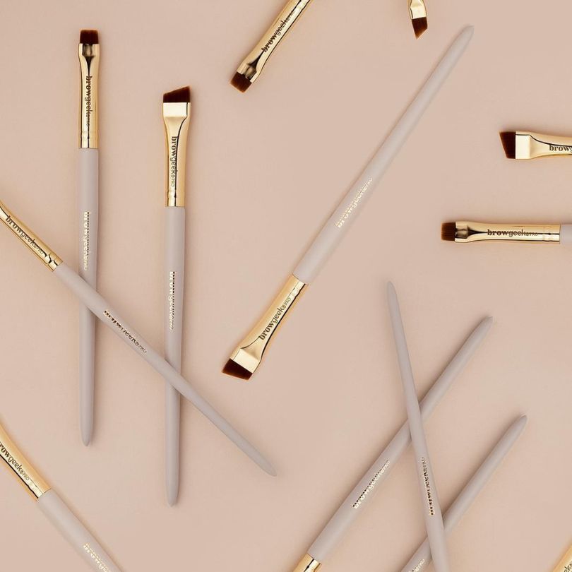 THE BROW GEEK PRO HYBRID BRUSH SET (3 BRUSHES PER KIT)