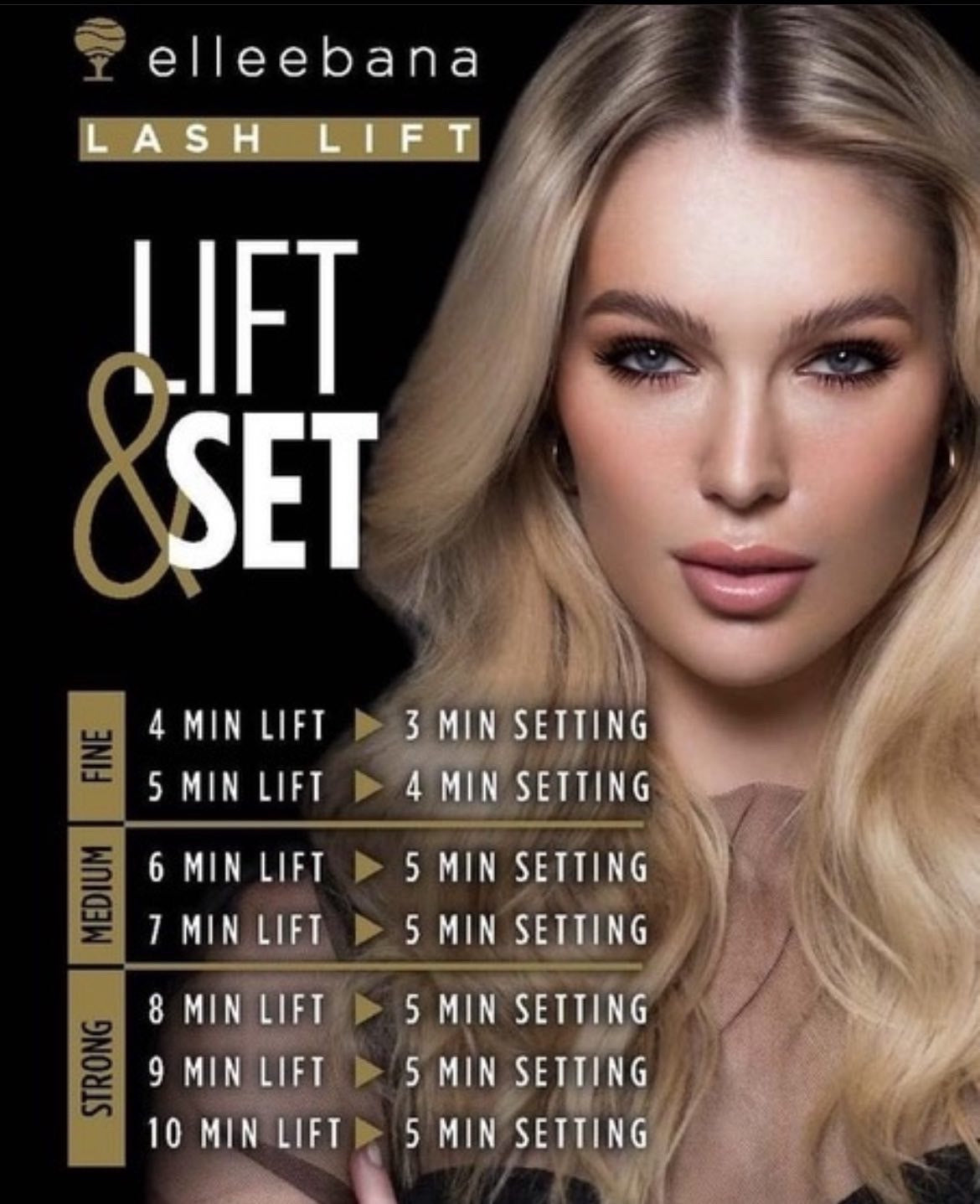One Shot lash lift timing