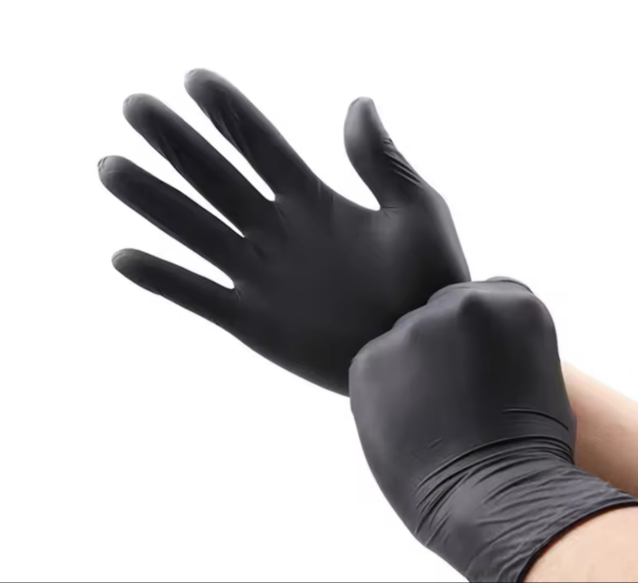 SCHWARZE Latexhandschuhe