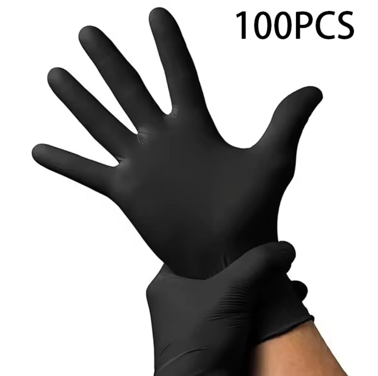 SCHWARZE Latexhandschuhe