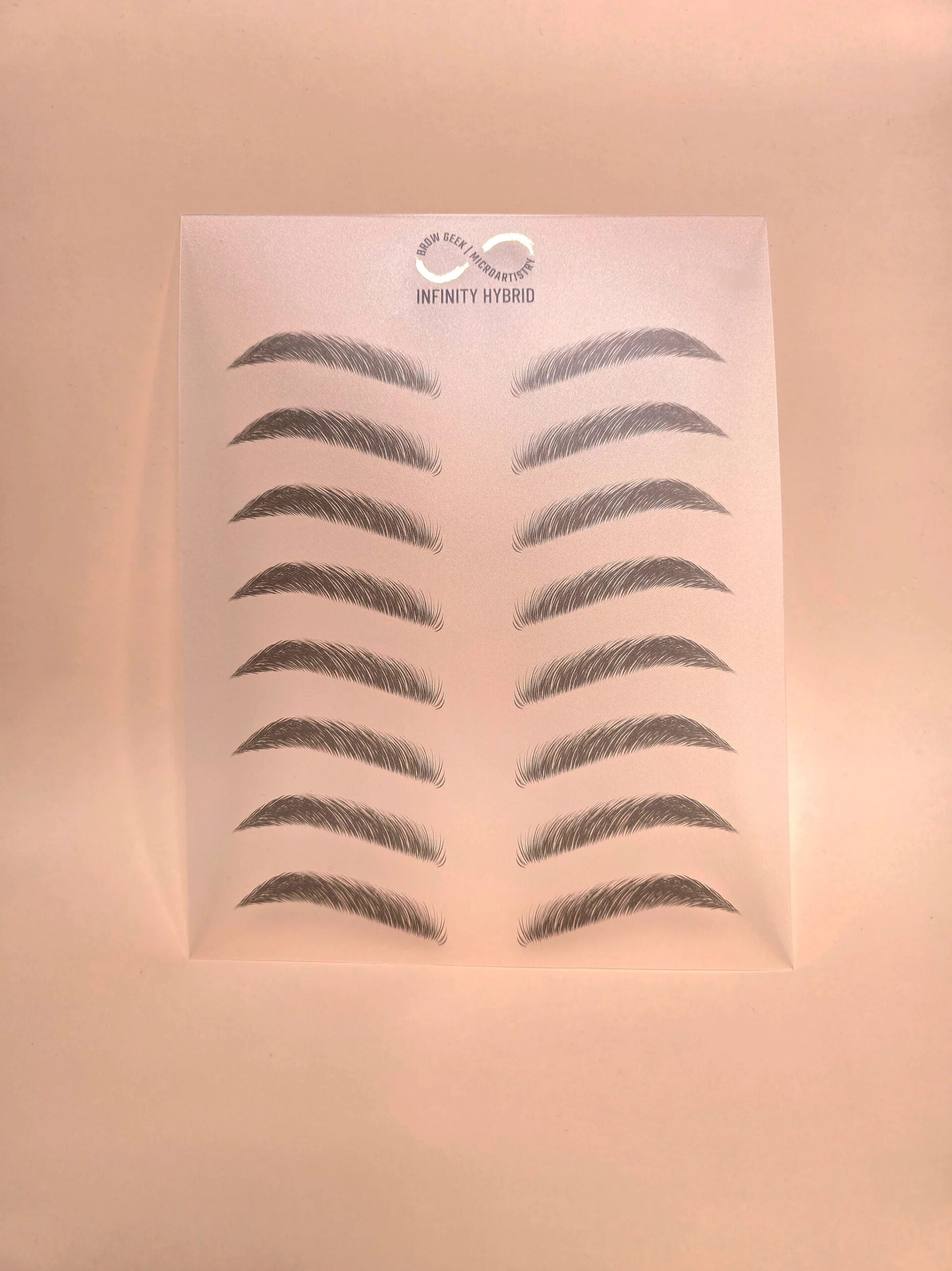INFINITY MULTI USE BROW PRACTICE SHEETS (ABWISCHBAR)