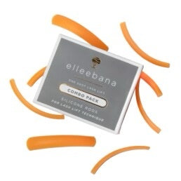 Elleeebana Silicone Lash Lift Rods, reusable lash lift rods, soft silicone rods, lash lifting tools, size-custom lash rods, professional lash rod set, long-lasting curl tool, eco-friendly lash accessories, multi-size rod combo, comfortable lash lift rods
