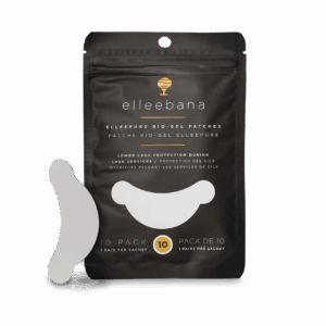 ElleePURE Patches, hypoallergenic eye pads, thin lash lift pads, under-eye patches, breathable eye pads, reusable eye pad, lash mapping pad, matte eye shield, irritation-free pads, salon eye accessories