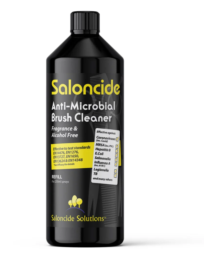 Saloncide Antimicrobiële Haar/Make Up & Allesreiniger 1ltr Navulling