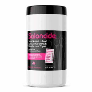 Saloncide Toallitas antimicrobianas 2 en 1 para limpiar y desinfectar la bañera 200 hojas